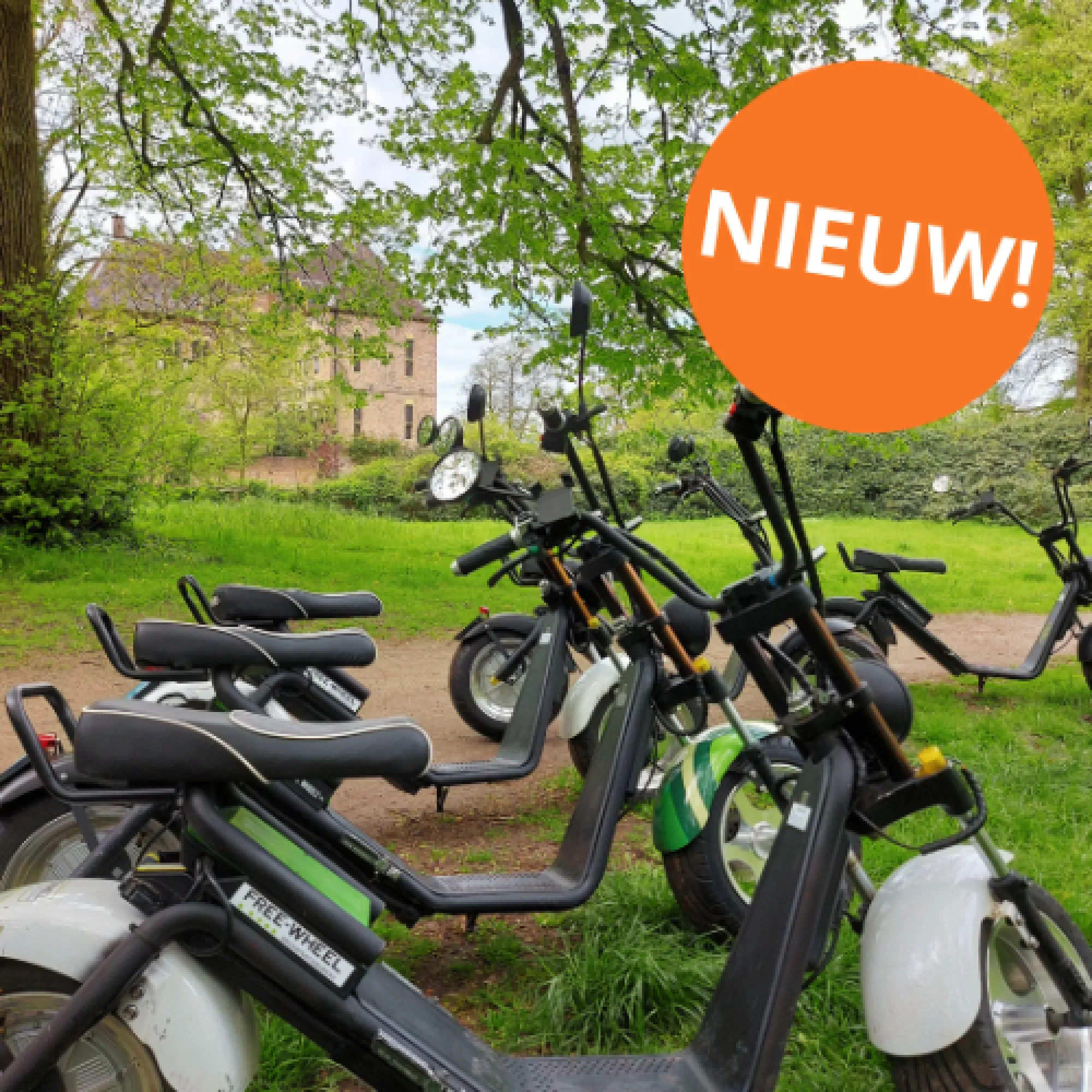 Achtkastelenroute op elektrische scooter