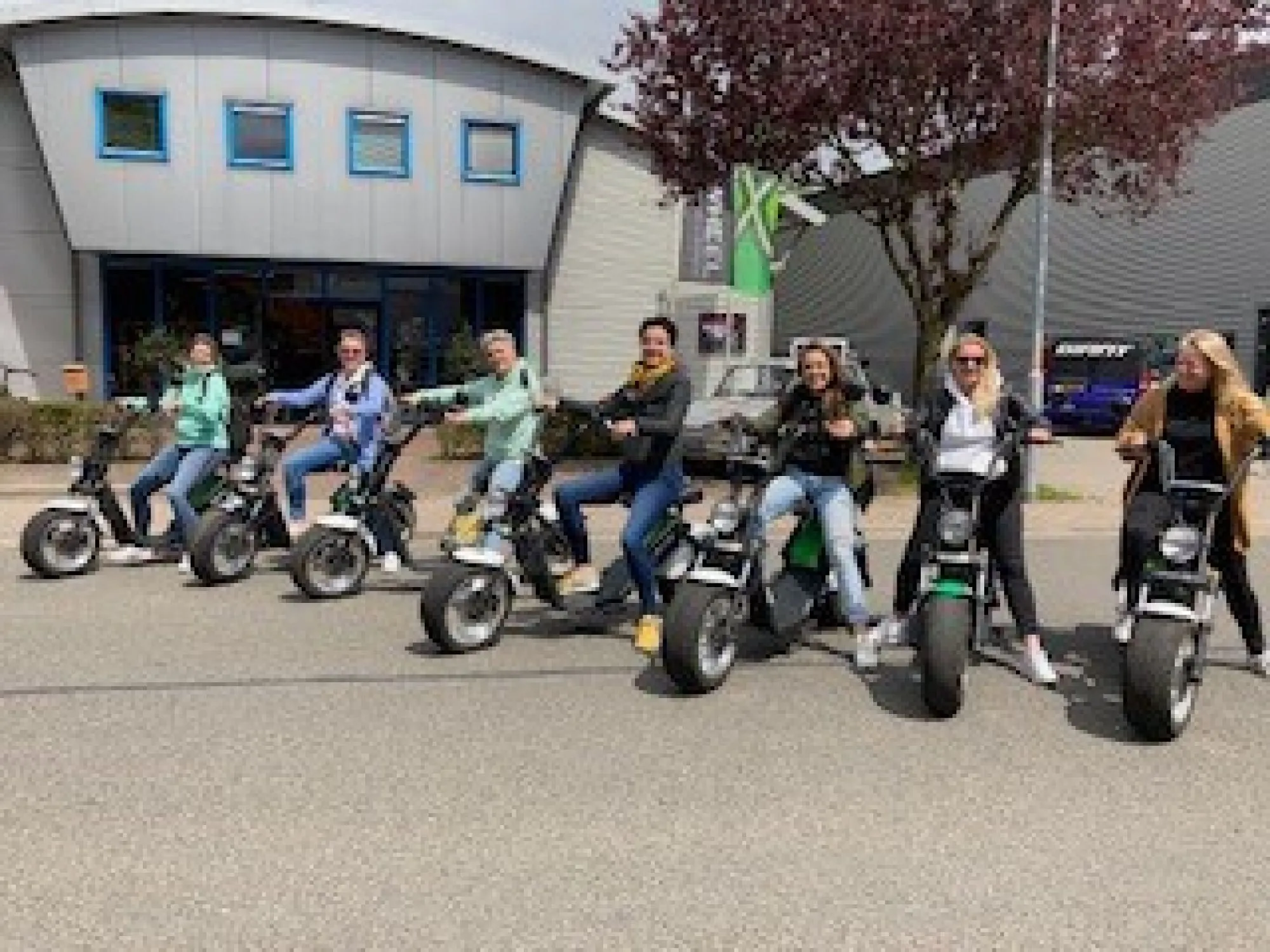 E-chopper wijnboerderij